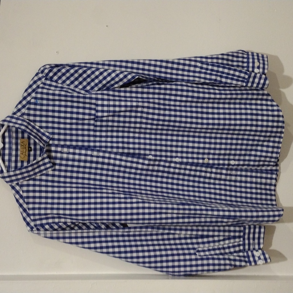 Camixa,Gigi Relaxed Gingham Cotton Shirt for women size M